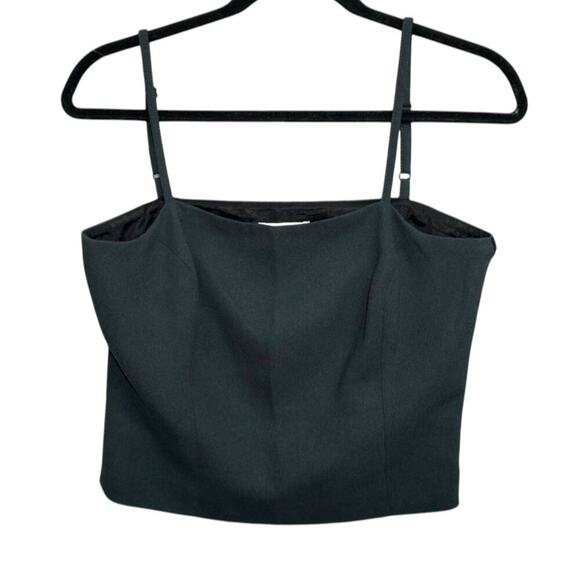 Bebe Black Square Neck Cami Top – Women’s Size 8, Made in USA - Picture 2 of 9